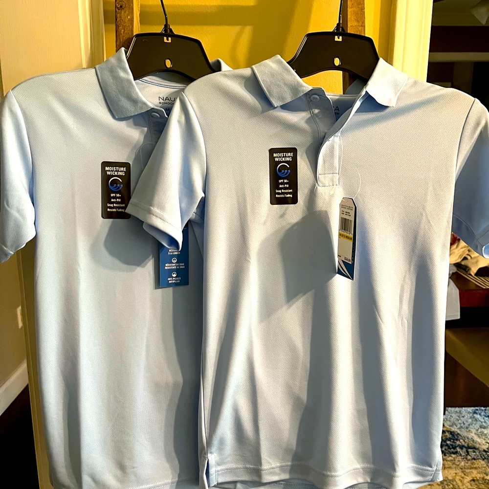 Nautica ~ Boy’s School Uniform Shirts ~ Size M (10-12)